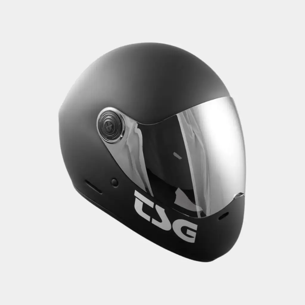 TSG Pass Pro Helmet (Satin Black, S)